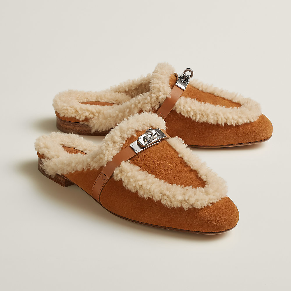 Shearling mules deals